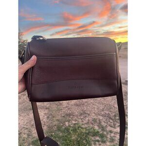Vintage 90s Etienne Aigner brown leather preppy classic shoulder crossbody bag